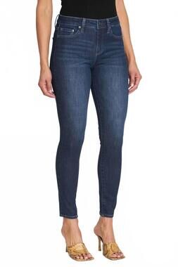 NEW PISTOLA audrey skinny mid rise liberty jeans in dark blue